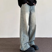 Vintage Loose-fit Denim Jeans for Men