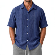 Relaxed Fit 3D Coconut Tree Print Shirt