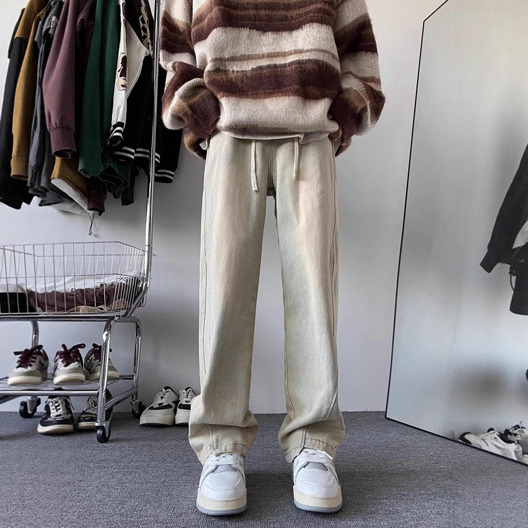 Men's Loose Fit Denim Trousers