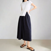 Elegant Mid-Length Work Skirt for Women