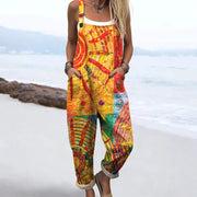 Floral Jumpsuit for Women - Casual, Relaxed Fit