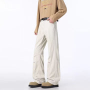 Relaxed Fit Jeans for Men with Zipper Fly