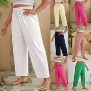 High-waist Wide-leg Casual Pants for Women