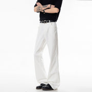 Versatile Men's Straight-leg Jeans for Casual Wear