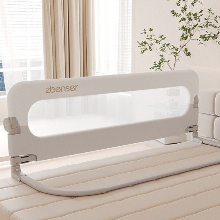 Safe Baby Bed Rail Guard - Adjustable Foldable Barrier