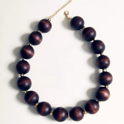 Handcrafted Wooden Bead Necklace for Women