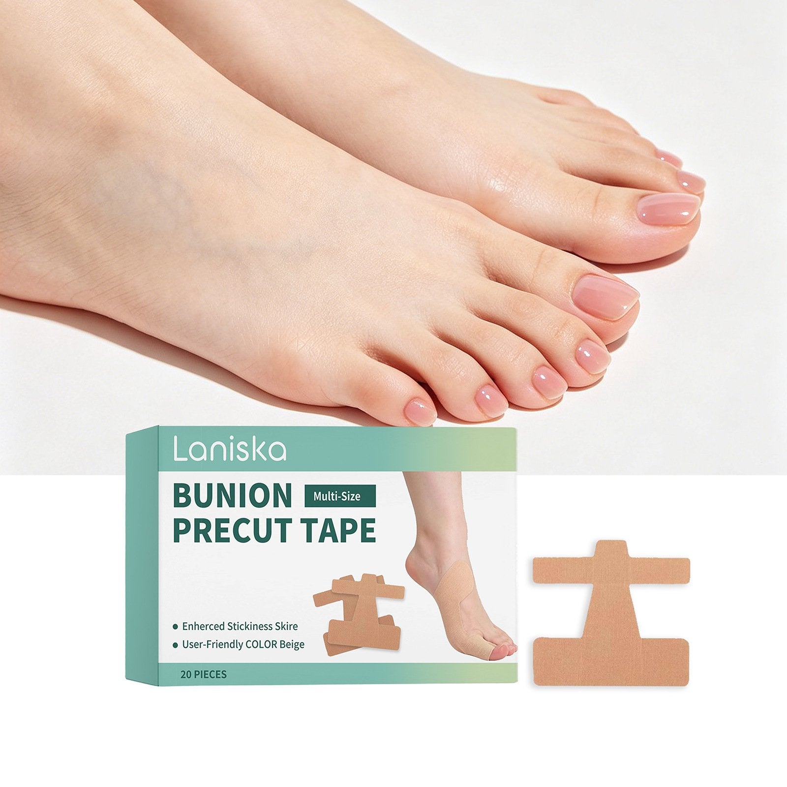 Secure Toe Stabilization Patches for Pain Relief