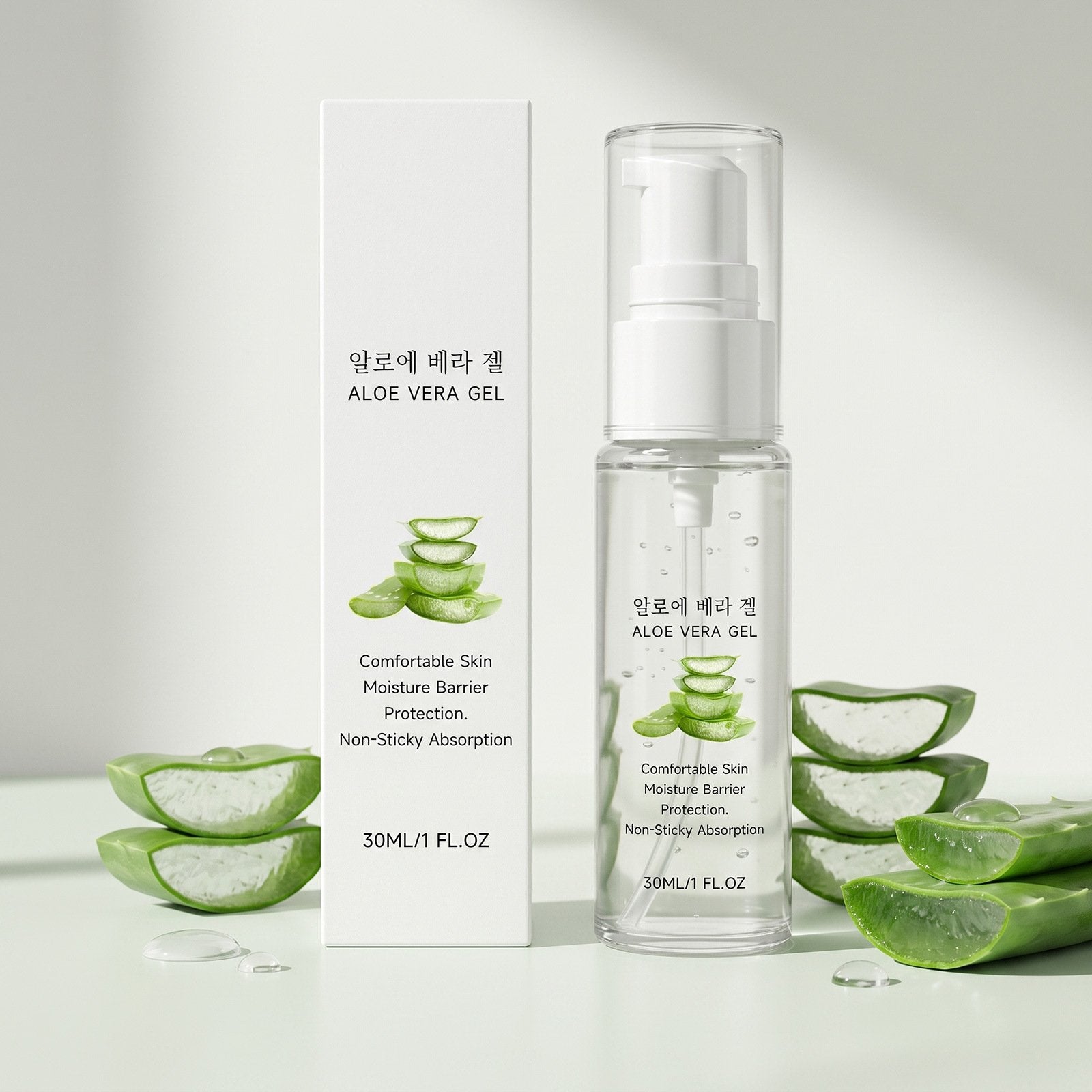 Gentle Aloe Vera Gel - Easy to Apply, Non-Sticky Formula