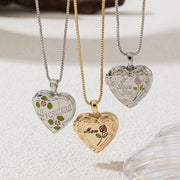 Personalized Photo Heart Necklace