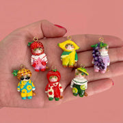 Fruit Kitten Pendant Necklace