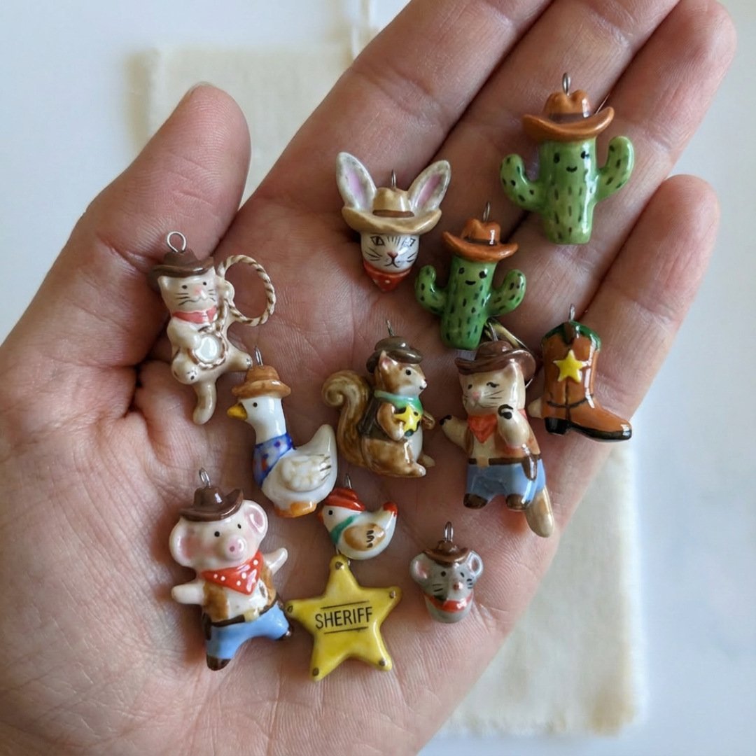 Cat Animal Pendant Necklace DIY Accessory