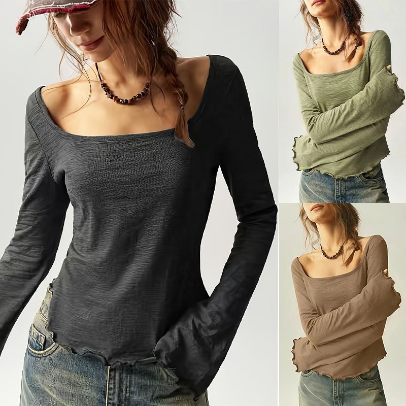 Comfortable Long-sleeve T-shirt for Daily Wear