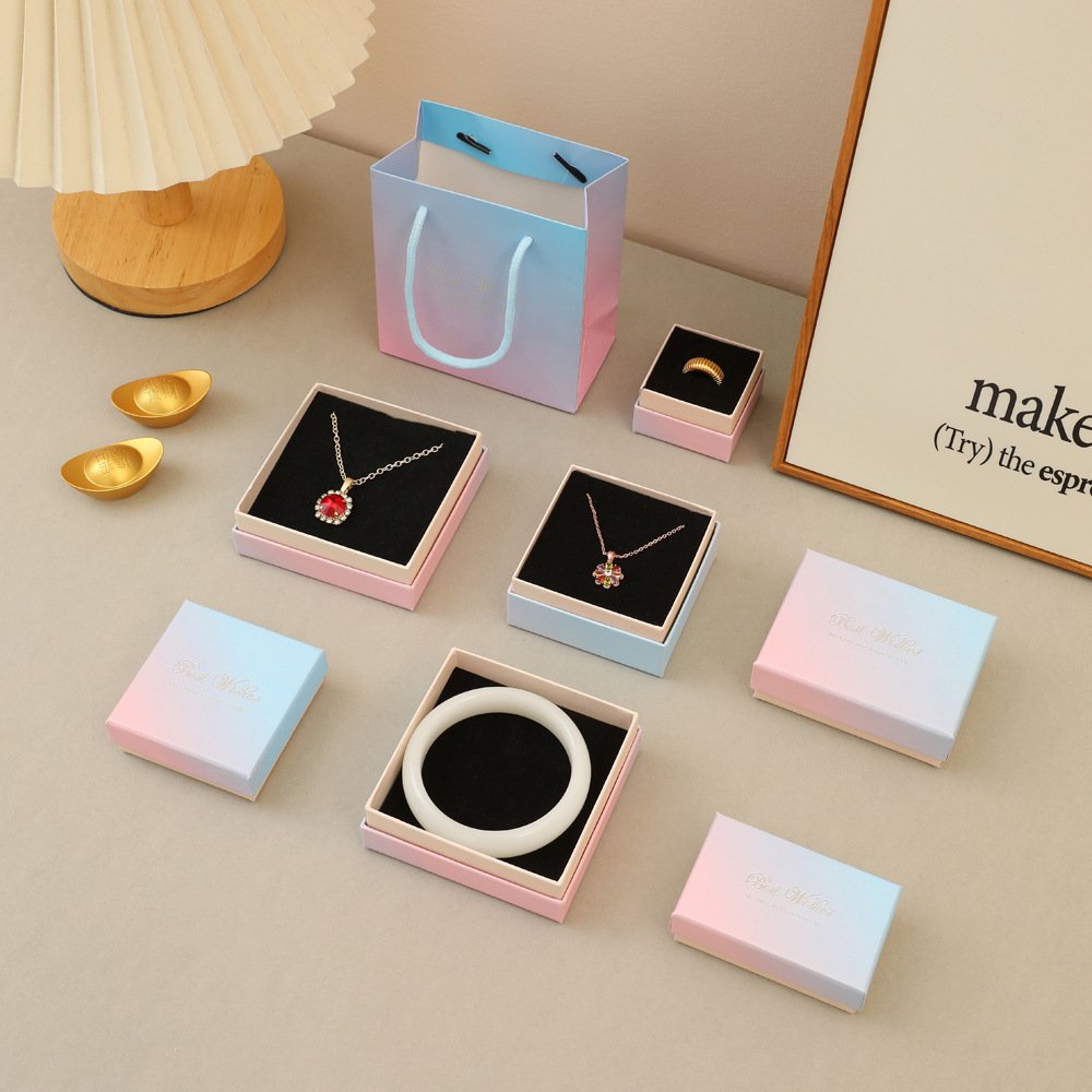 Elegant Powder-Blue Gift Box for Jewelry