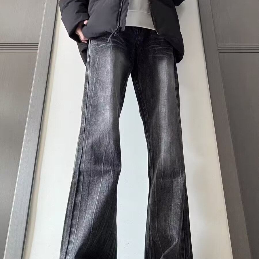 Men's Casual Straight-Leg Trousers