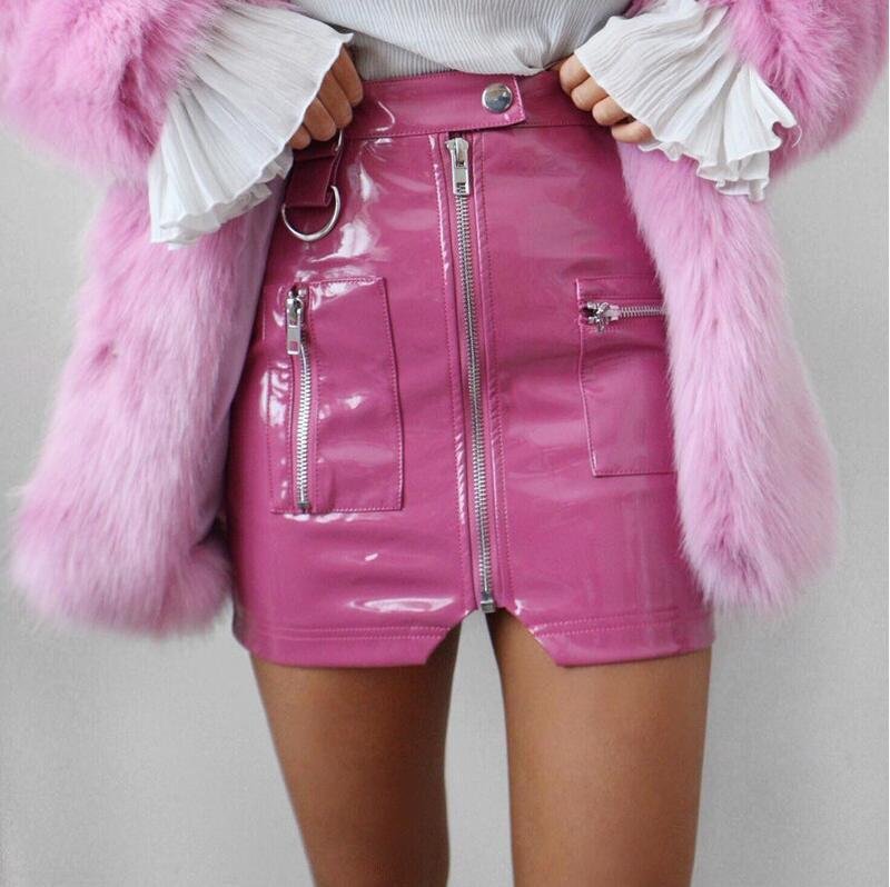 Retro Mini Bodycon Skirt for Women - Flared Street Chic Style
