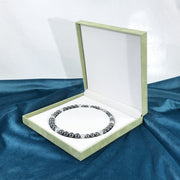 Elegant Jewelry Box with Gold Foil Stamping
