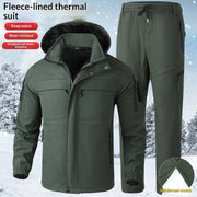Waterproof Windbreaker Jacket and Pants Set for Men