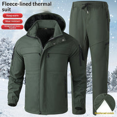 Waterproof Windbreaker Jacket and Pants Set for Men