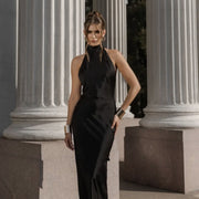Elegant Satin Mermaid Evening Gown for Women