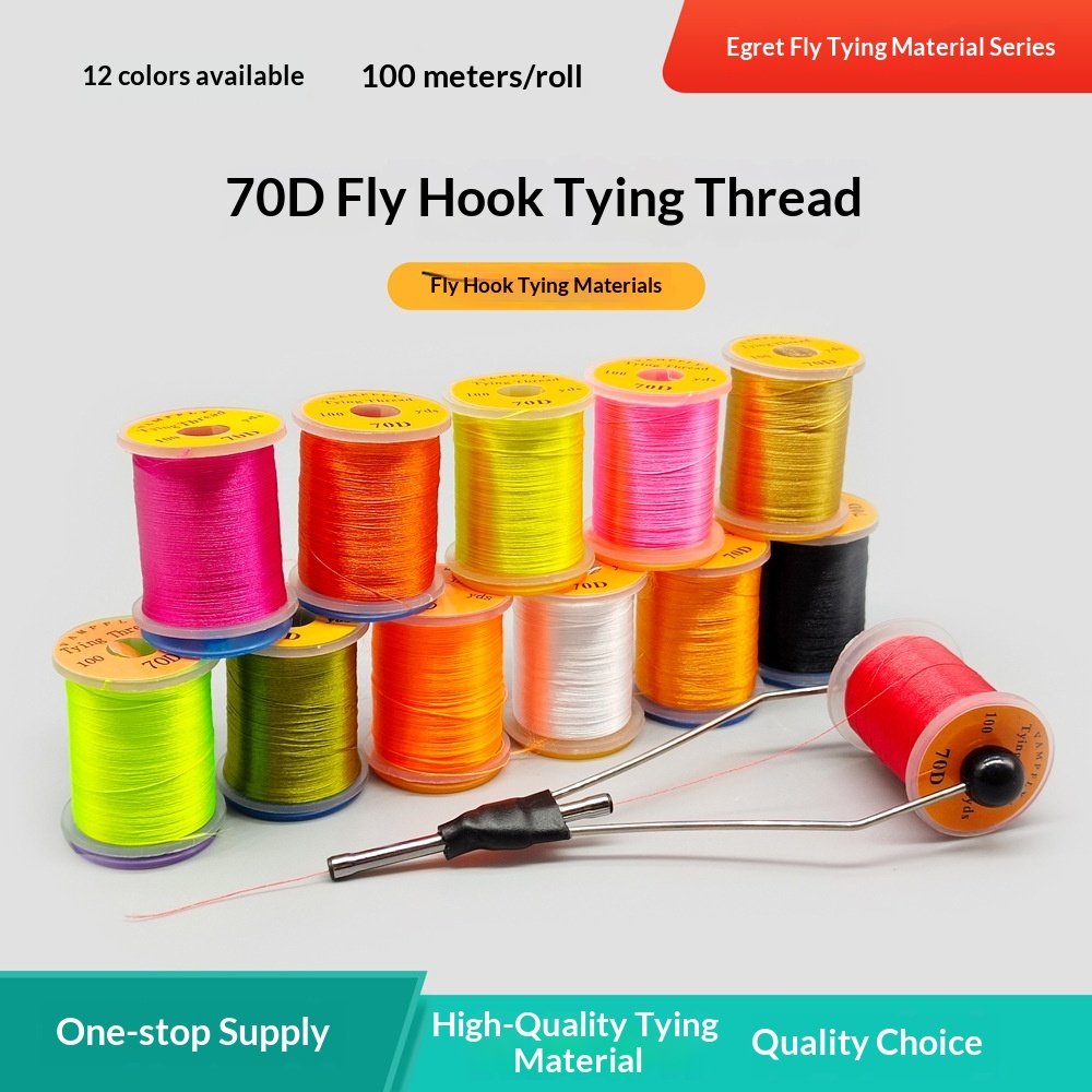 High-Visibility Fly Fishing Thread for Lures