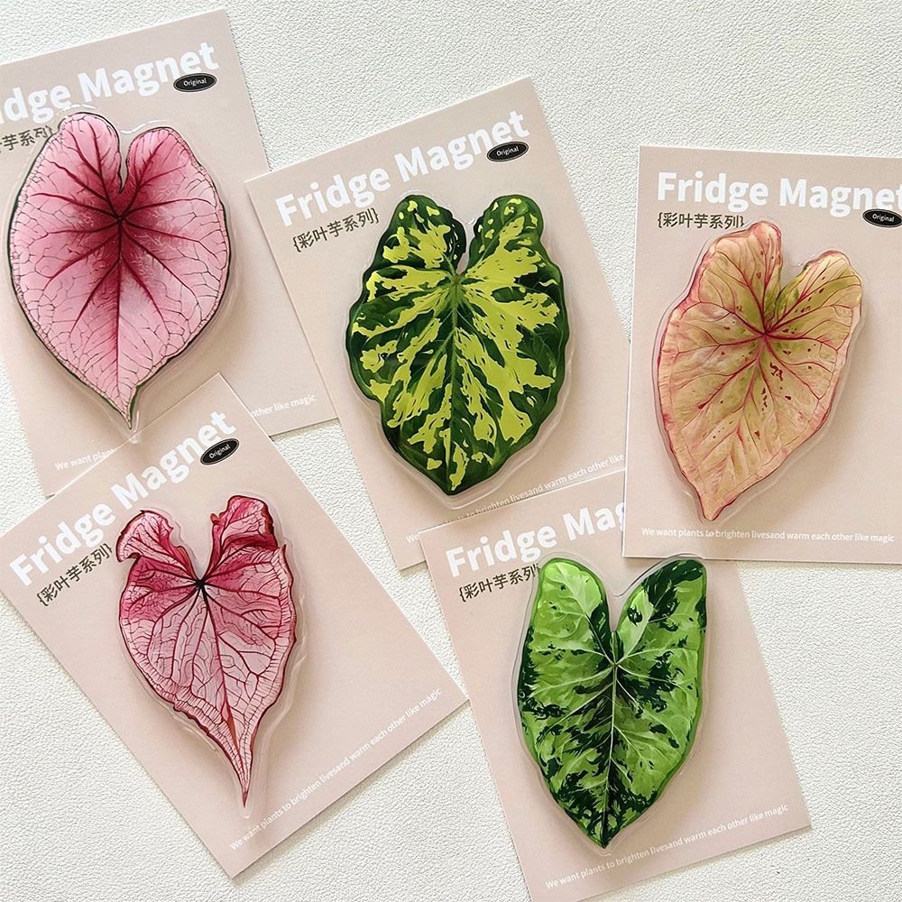 Tropical Plant Decor Refrigerator Magnets