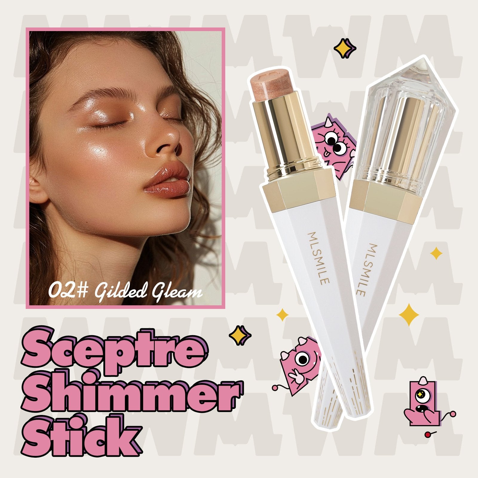 Pearlescent Highlighting Stick for Brighter Skin