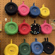 Unique Fabric Wall Clocks - Handmade Home Decor