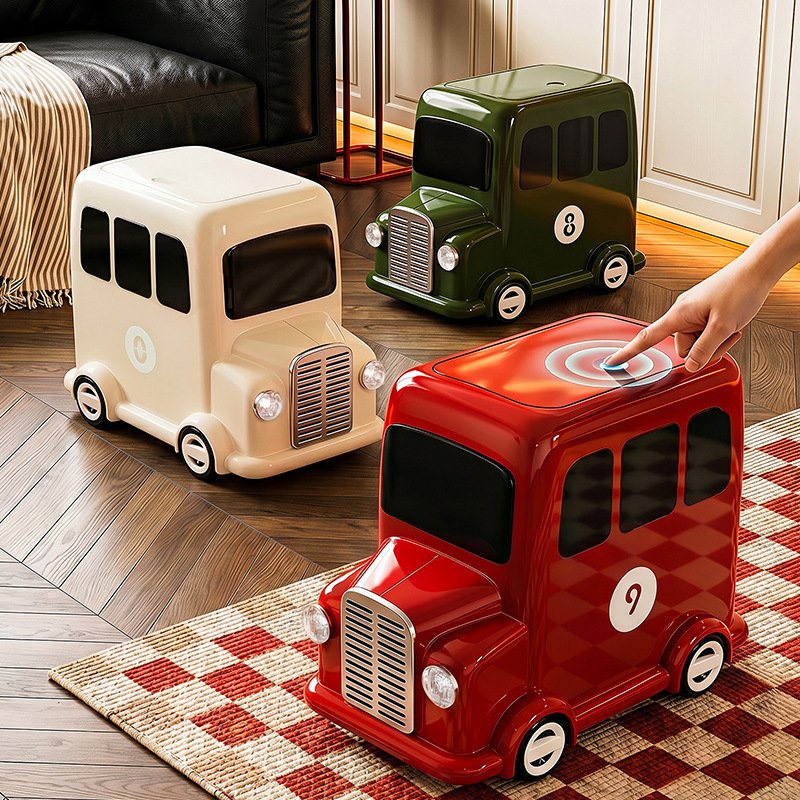 Mid-Century Modern Storage Bucket for Kids