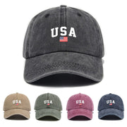 Vintage English Letter Baseball Cap