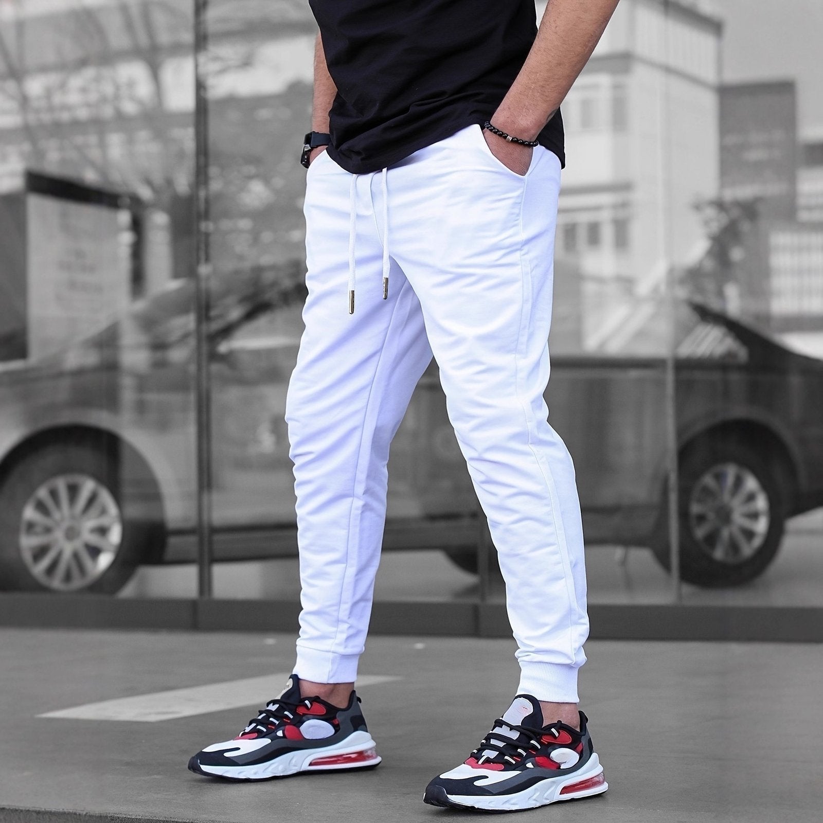 Sporty Slim-fit Pants