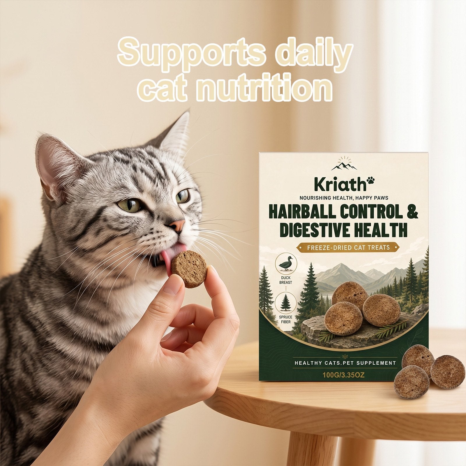 Wholesome Cat Teething Tablets for Nutrient-Rich Health