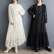 Elegant Ruffled Double-layer Dress for Women
