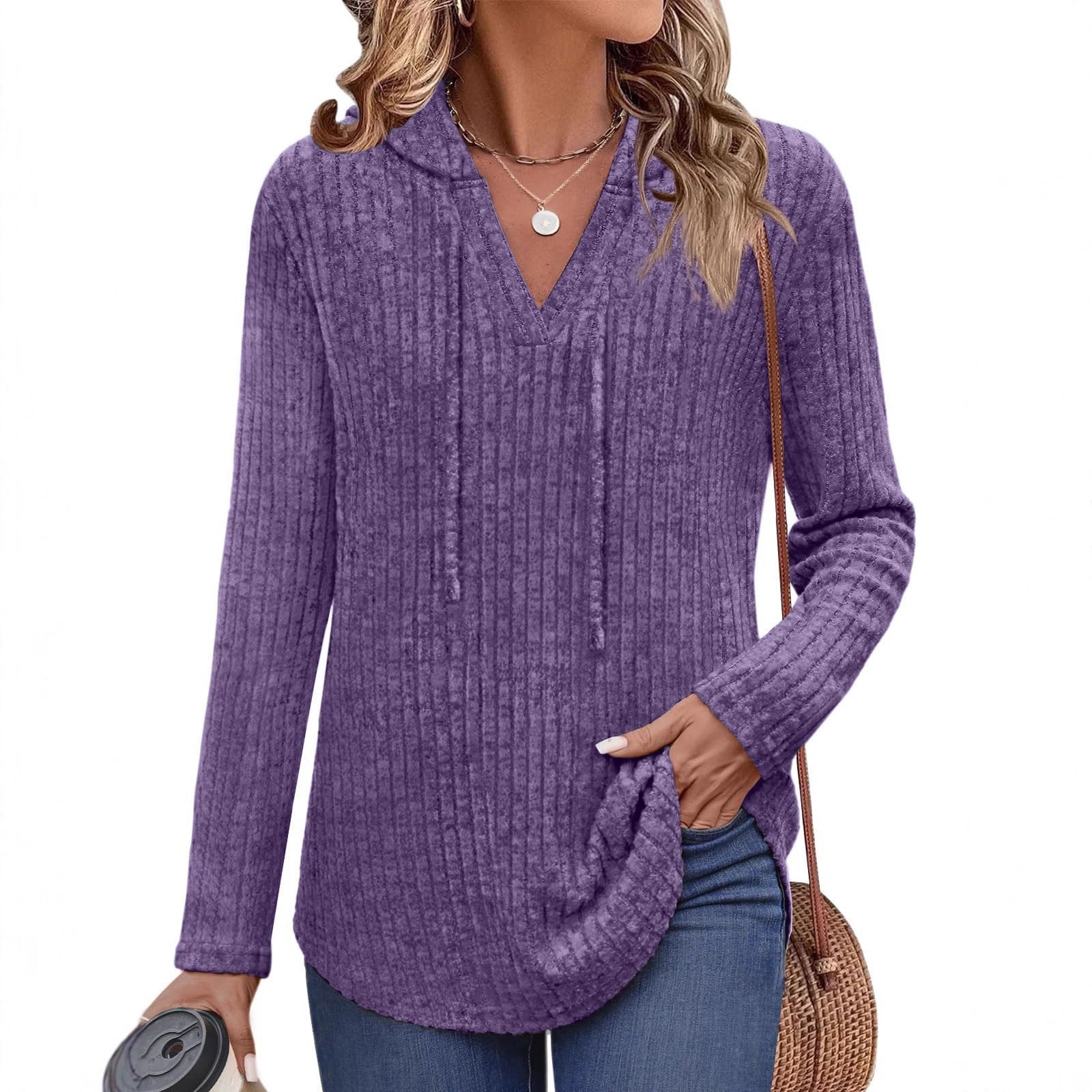 Loose Fit Long-Sleeved T-Shirt for Women