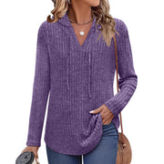 Loose Fit Long-Sleeved T-Shirt for Women