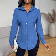 Elegant Royal Blue Shirt