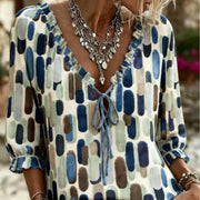 Floral V-Neck Shirt