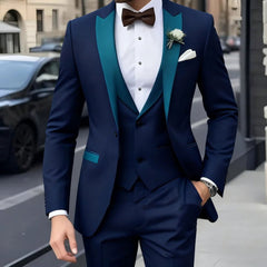 Business Formal Suit for Men - 3-Piece Set