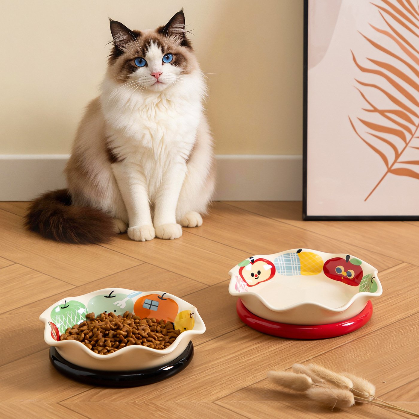 Cute Cartoon Pet Ceramic Bowl