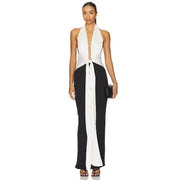 Womens Slit Figure-hugging Sheath Dress
