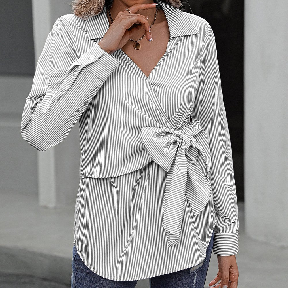 Slimming Striped Shirt