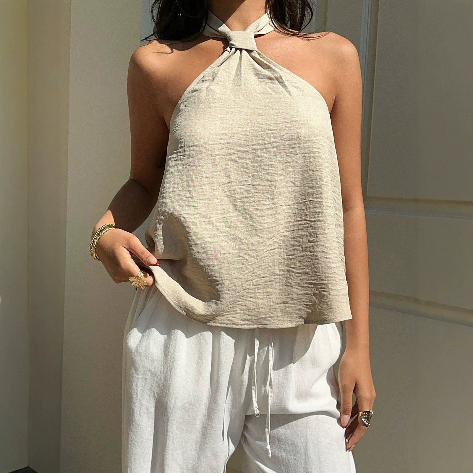 Elegant Halter Neck Camisole for Women