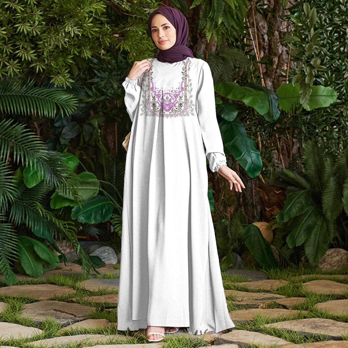 Womens New Fashionable Printed Dress