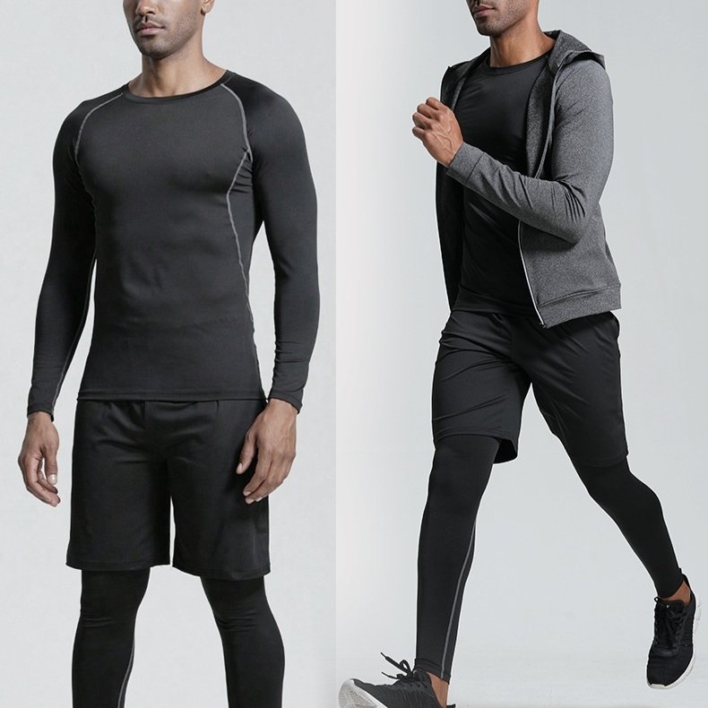 Men's High-Performance Fitness Set - Quick-Dry & Moisture-Wicking