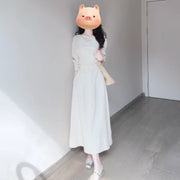 Exquisitely Beautiful Elegant Waist-cinching and Figure-flattering Long Dress for Women