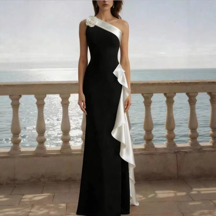 Mermaid Gown an Elegant Sleeveless Maxi Dress