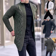 Cozy Long Sleeve Cardigan Sweater for Men