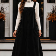 Vintage-style Slim-fit Velvet Dress