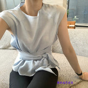 Chic Tie-Neck Blouse for Work or Date Night