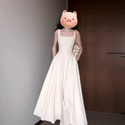 Women's French-style Sleeveless Slip Dress