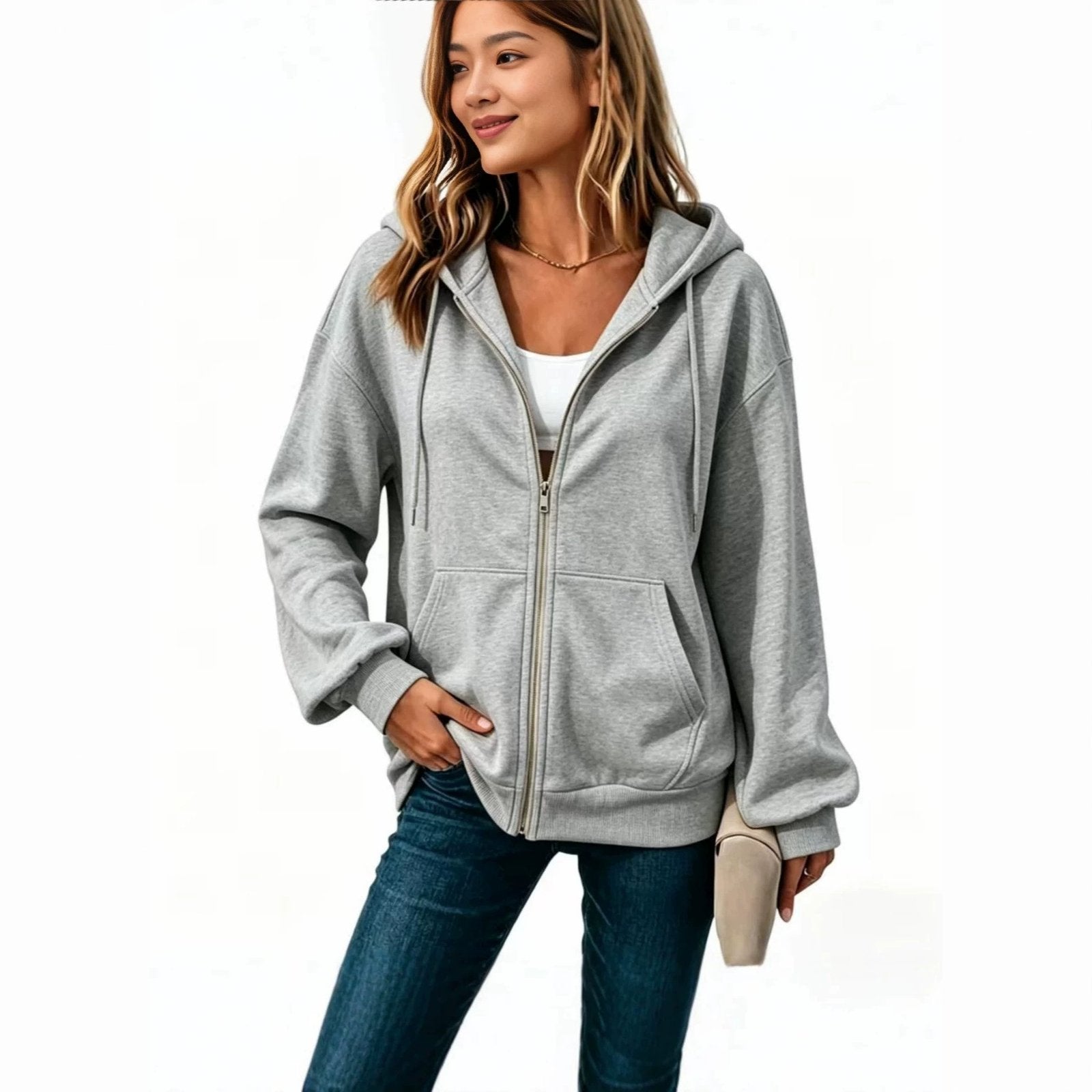 Cozy Dropped Shoulder Cardigan for Women